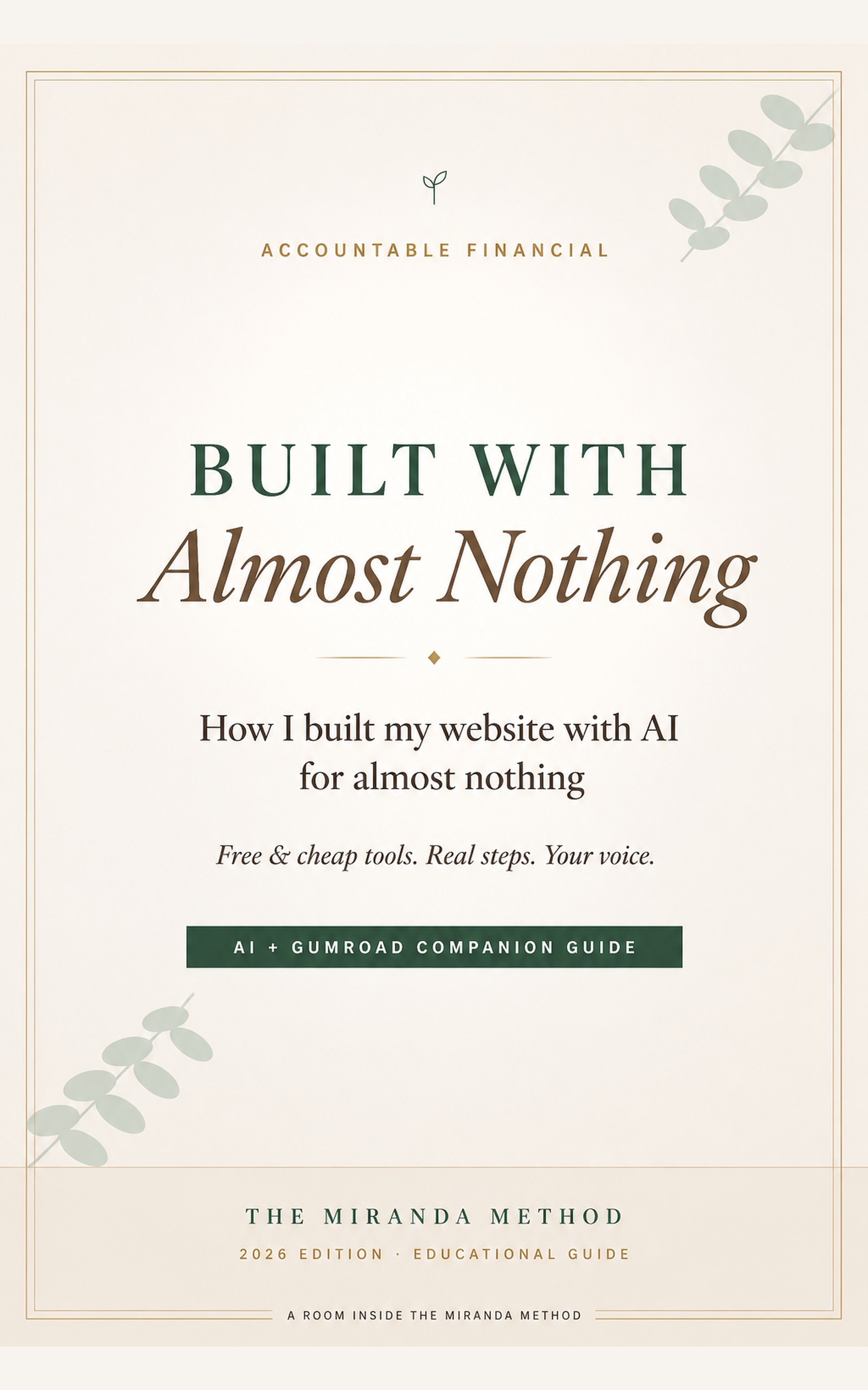 Built With Almost Nothing
